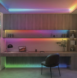 24v RGB Digital COB strip Seamless | Leading24-RGB-DIGITAL-COB | 20 w/m - 720 LEDS/m|IP20 - Leading L.E.D Ltd. Domestic and Commercial Grade LED Strip Lights.  Sales & Technical support: 02476 262 328