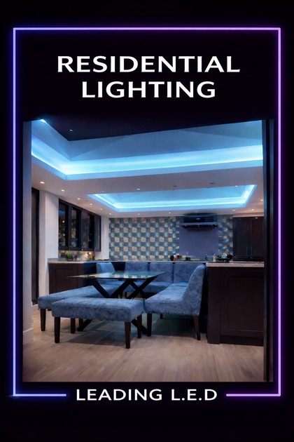 LED strip for living areas