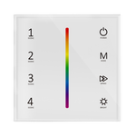 Touch Panel wall controller RGB/W colour changing LED strip www.leadingled.co.uk