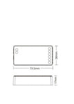 Receiver unit for single colour LED strip - 12A