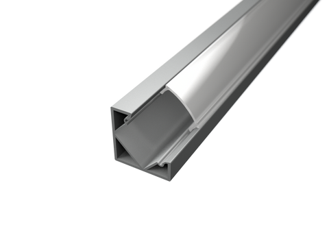 Standard Corner Aluminium Channel - 12 x 2m lengths - Bulk Buy Discount - LUMILED LIMITED -  Domestic and commercial grade led strip lights call us today 02476 262 328                                                