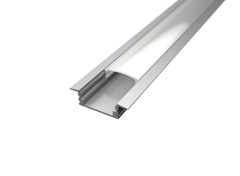 Standard Recessed Aluminium Channel - 12 x 2m lengths - Bulk Buy Discount - LUMILED LIMITED -  Domestic and commercial grade led strip lights call us today 02476 262 328                                                